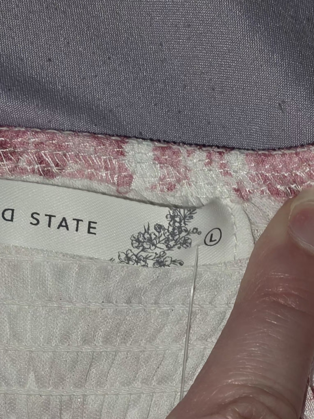 Altar'd State Cream Dress with Dusty Pink Floral Print - Picture 2 of 3